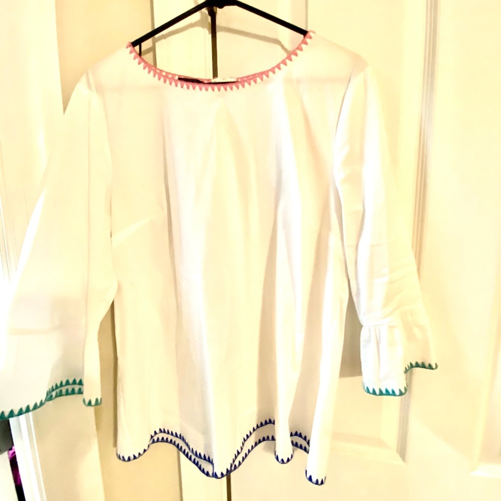 Talbots 3/4 length sleeve blouse